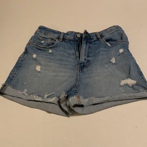 Women’s distressed Jean shorts
